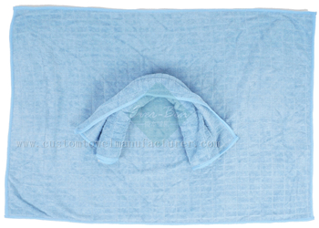 China Bulk Blue professional cleaning cloths Factory Custom Large Structure Lattice Microfiber Fast Dry Har Towel Supplier for Germany